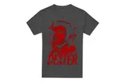 Dexter Unisex Adult Born In Blood T-Shirt (Charcoal) - UTTV15358
