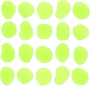 SOESFOUFU Glow in Dark Rocks for Landscape Garden Pathway Fish Tank Outdoor Decor