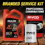 Ryco Oil Filter 5L XPR10W40 Engine Oil Service Kit for Mercedes Benz W201 W124