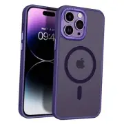 Magnetic for iPhone 14 Pro Case [Compatible with Magsafe] Dark Purple