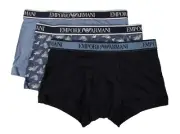 EMPORIO ARMANI men's boxer trunks pack 3 pieces tripack elastic at sight article