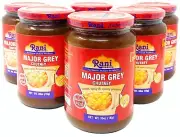 Rani Major Grey Mango Chutney (Indian Preserve) 36oz (1kg) Pack of 5+1 FREE!