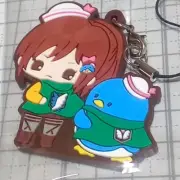 Attack On Titan x Sanrio Sasha & Tuxedo Sam trading Rubber Keychain