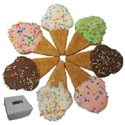 Huds & Toke IceCream Cone Cookies Dog Treat 8cm - 2 Sizes