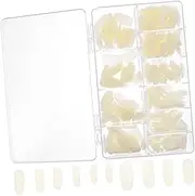 Healvian 1 Box Fake Nail False Nail Tips Nail Stickers Nail Decoration Artificial Fingernails Manicure Tool
