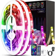 Led Lights for Bedroom, Led Strip Lights Music Sync Color Changing App Control Led Light Strips with Remote, for Room Bedroom Party Decoration 100FT