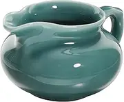 SOLUSTRE Ceramic Gravy Boat with Handle Elegant Condiment Cup for Sauces Dressings and Gravies Kitchen Jug for Home Restaurants and Events