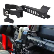 Black Car Center Dash Phone Mount & Cup Holder Bracket for Jeep Wrangler JL 24+