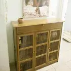 Spacious Shoe Rack Shoes Storage Cabinet Organiser Shelf Cupboard 3 Doors+Drawer