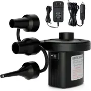 Electric Air Pump Portable Quick-Fill AC DC Inflator Deflator Pump for Air Mattr