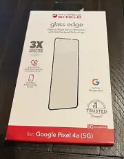 ZAGG - InvisibleShield Glass EDGE Screen Protector for Google Pixel 4a 5G