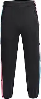 [inhzoy] Kids Boys Loose Fit Sports Pants Basketball Sweatpants Side Split Buttons Trousers