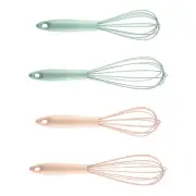 1pc Stainless Manual Egg Beater Whisk - Compact Kitchen Tool for Easy Egg Mixing