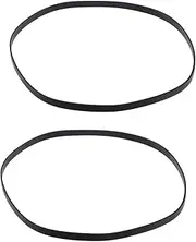 DOITOOL 2 Pcs Gramophone Belt Replacement Belt Turntable Belt Tape Machine Record Player Belt Replacement Cassette Tape Belt Belts Turntables Flat Drive Belt Replacement Vinyl Rubber