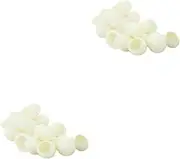 Healeved 2sets Natural Silk Black Head Remover Scrub Balls for Body Exfoliation 200pcs*2