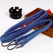 Blue Elastic Rope Bungee Cord Hook Strap Bike Camping Luggage Tent Stretch Car