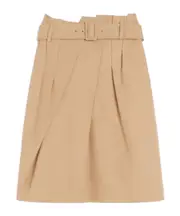 Cotton twill skirt IT40,IT44,IT42,IT38 camel