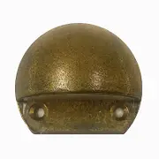 Step Wall Light Surface Mounted 1W Round Aged Bronze 3000K IP65 Eyelid OD55mm 107LM