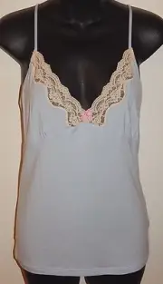 BLUE LEMON SWITZERLAND SOFTEST TOP sz M,L NEW AUTHENTIC MADE IN ITALY LIGHT BLUE