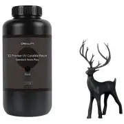 Creality Standard Rigid LCD UV Resin Black, 1KG, with Plastic Bottle Compatible