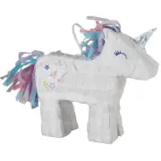 Mini Unicorn White Pinata Party Game Activities