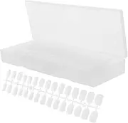 Short False Nails 300pcs Full Cover Nail Tips for Women Nail Art Accessories Oval Nail Tips Set