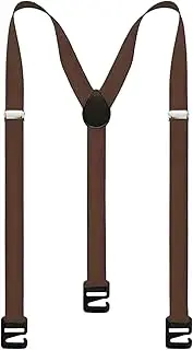 [Generic] Men Suspenders for Pants, Clip Suspenders for Men Heavy Duty, Y-Back Wide Straps with Strong Clips, Fashion Accessories