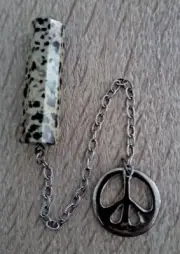 Pendulum- Dalmation Jasper & Peace Sign