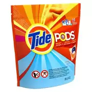 Tide 50955 Ocean Mist Scent Tide Pod Laundry Detergent- 16 Count