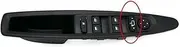 Power Window Control Switch Car Window Lifter Switch Compatible with Citroen C4 2004-2007 2008 2009 2010(Automatic)