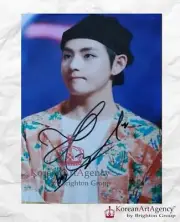 Bts V Kim Taehyung Autograph