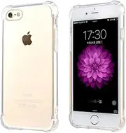 Shockproof Tough iPhone 5 SE 6S 8/7 Plus X Soft Gel Clear Case Cover for Apple (iPhone 6 Plus | 6S Plus, Clear)
