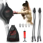 Flex Double End Punching Bag Easily Adjust Rension and Height of Cords with Spec