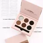 Eyebrow Powder Makeup Kits Eyebrow Stencil Kits with Brushes for Beautiful Brow