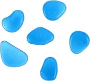 Gogogmee 100pcs Luminous Garden Decorative Stones Glow Pebbles for Aquarium Fish Tank Plant Pot Decor
