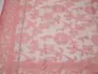 Silk Square Tablecloth 44x44" Zuzka Fabricology Designer Floral Silk Pink