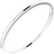 [JewelryWeb] Platinum Half Round 1mm Comfort-Fit Wedding Band Ring4.5-Wedding-Band for Women and Men