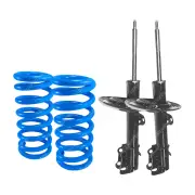 2 Front Gabriel Ultra Strut Shocks + Lovells Springs for Chrysler Voyager GS SE