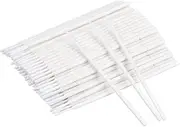 Pack of 100 Micro Applicators, Disposable Eyelash Extension Brush, Eyelash Brush, Makeup Cleaning Sticks Applicator, Eyelash Lifting Accessories for Makeup (White)