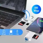 Card Reader USB 2.0 Type C Micro SD TF OTG Smart Memory Adapter Laptop Computer