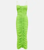 [Alex Perry] Alex Perry Everett ruched maxi dress AU 14 green