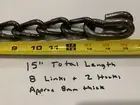 1 NEW *USA* Snow Tire Chain 15" Replacement Cross Link Chain Section Approx 8mm