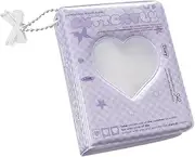 FRAINBOWZ 3 Inch Kpop Photo Card Binder, Mini Album Holder Organizer Book, Photocard Sleeves, Waterproof Album Collection for Idol Photos Gifts