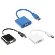 1080P USB to VGA Adapter External Video Card Multi Display Converter for PC