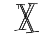 Melodic X Style Keyboard Stand Double Braced Music Piano Holder Folding Adjustable Height