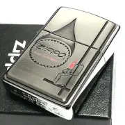 Zippo Oil Lighter Package Design Art Metal Logo Silver Brass Regular Case Japan