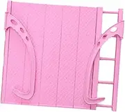 Parliky Balcony Drying Shoe Rack Carbon Steel Foldable Extendable 38-55cm No Drilling 19 Adjustable Settings