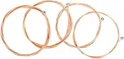 ERINGOGO 4pcs Wooden Bass Strings High Carbon Alloy Material Smooth Touch Bass Accessories Kit