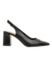 [Sandler] Kirsty Heeled Shoes in Black Patent / Leather