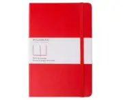 Moleskine Classic Hard Cover Notebook Plain Student Journal Pad L Scarlet Red